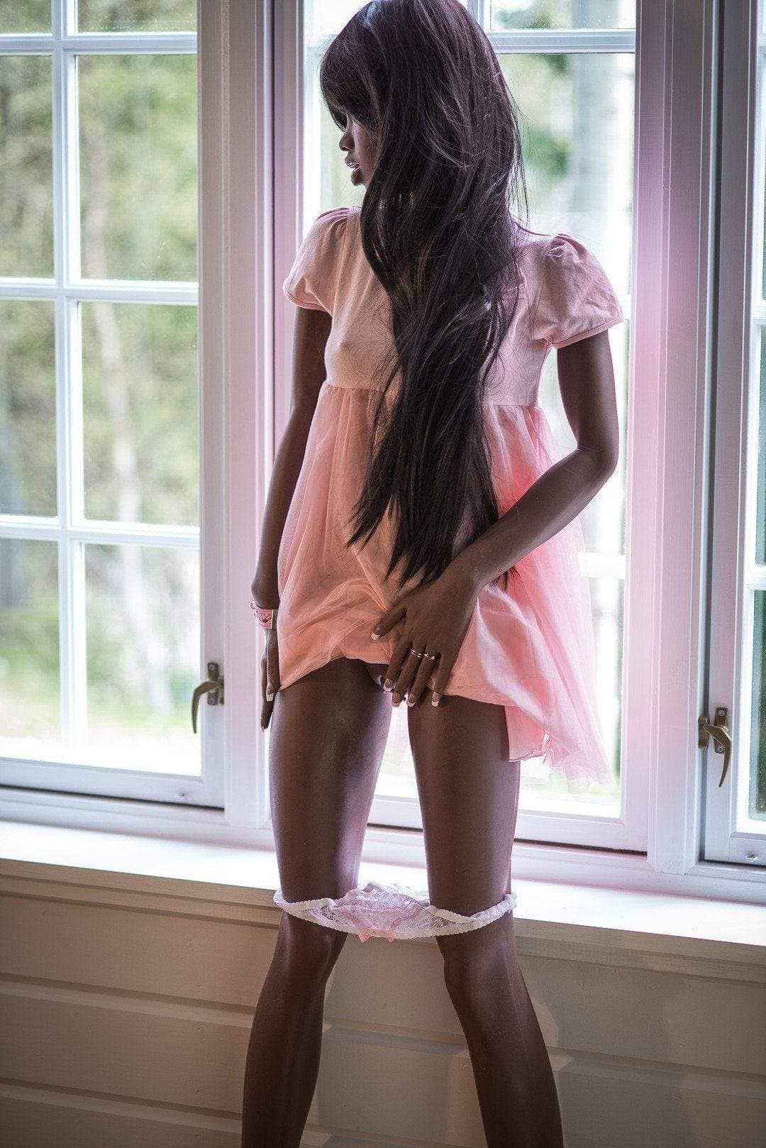 168cm  (5ft6') A-Cup Ebony Nava - Image 34