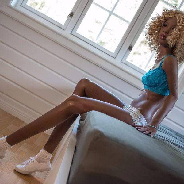 168cm (5ft6') A-Cup head 64 African-American WM Dolls - Image 6