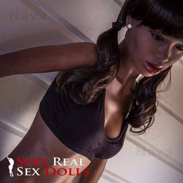 168cm (5ft6') A-Cup Ebony Exclusive Nava African-American Sex Doll WM Dolls - Image 40